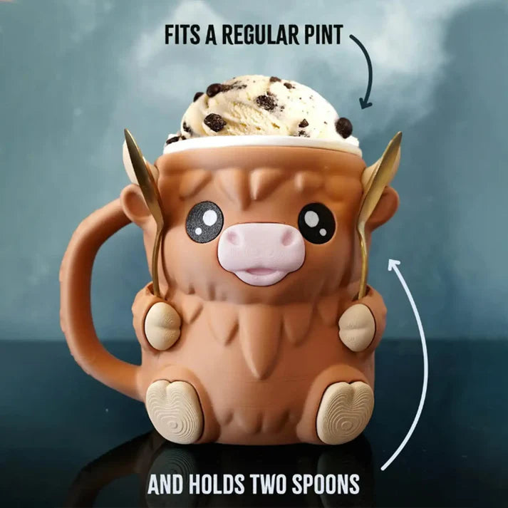Moochies Cozy Cow Ice Cream Holder