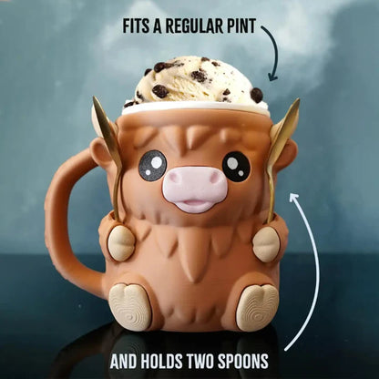 Moochies Cozy Cow Ice Cream Holder